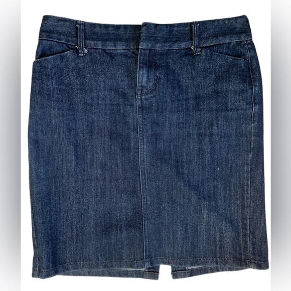 Old Navy Denim Trouser Skirt Size 2 - Picture 1 of 7
